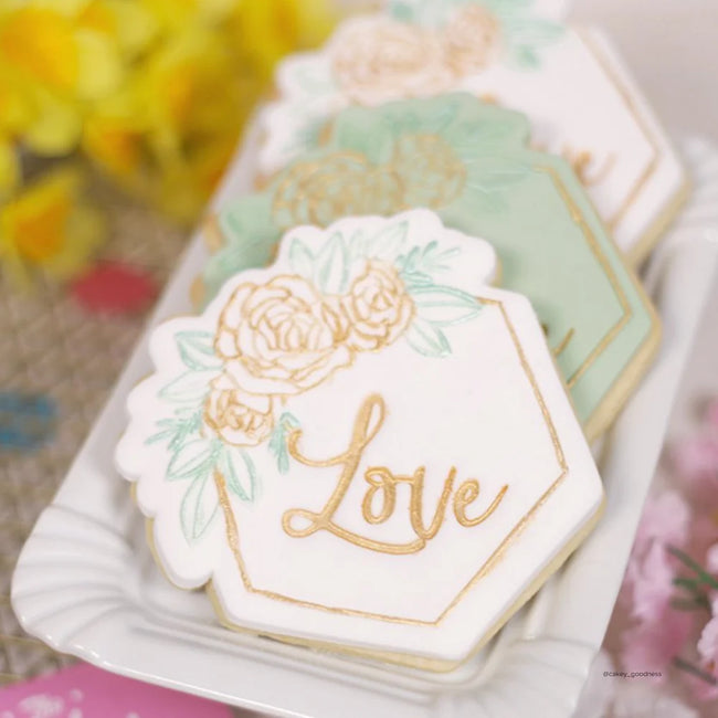 Floral Circle Frame  OUTboss STAMP N CUT