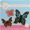 CAKE STAR Butterfly Cutter & Texture Mat Set 7