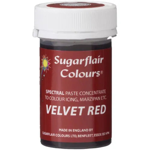 Velvet  Red SugarFlair Gel paste 25g