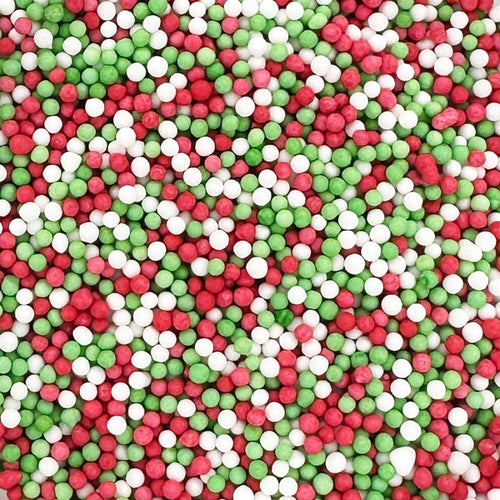 SUGAR SISTERS -  Xmas Non Pareils Sprinkles  80g