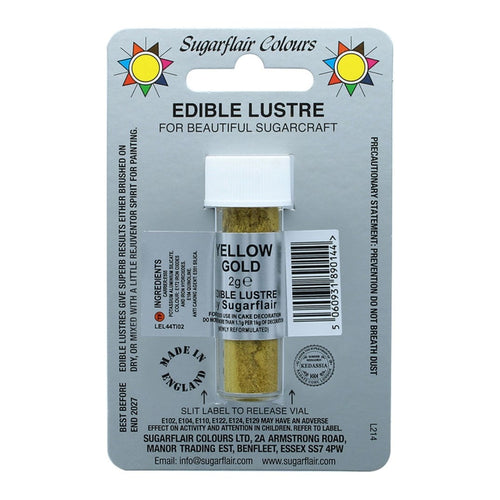 Edible Lustre Yellow Gold