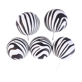 SUGAR SISTERS - Zebra Print Cake Ball Set Pk 5