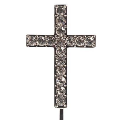 Pearlised Silver Cross