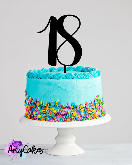 18th  Black Topper