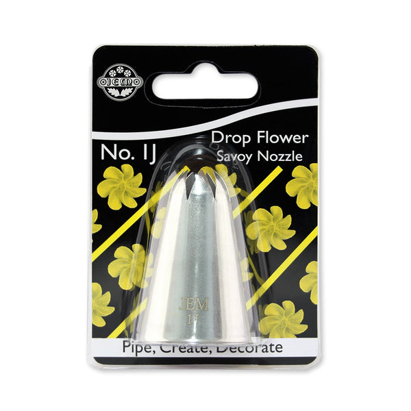 1J Small Curved Star Savoy Piping Nozzle