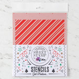Candy Stripe Stencil - Sweet Stamp