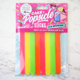 Popsicle Sticks  Neon  Pk 8
