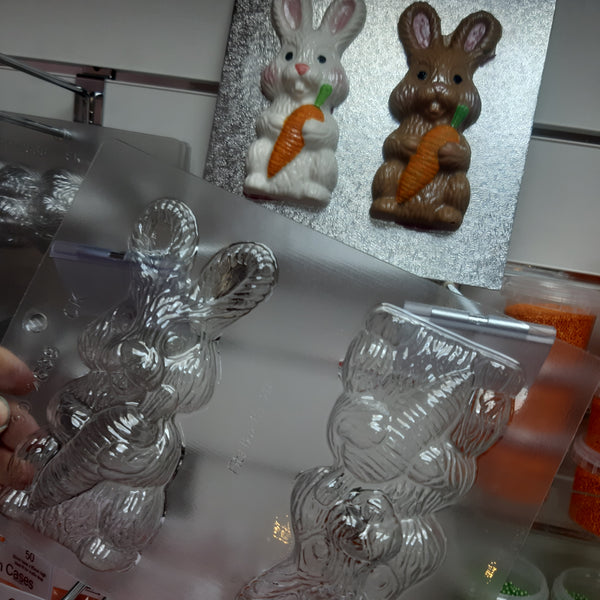 Bunny with Carrot  Chocolate Mould