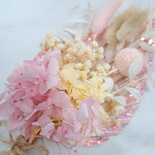 SUGAR SISTERS - Blossom -  Dried Flower Glitter  Bouquet