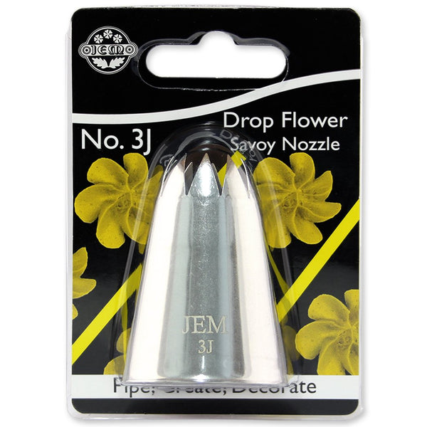 3J Large Curved Star Savoy Piping Nozzle