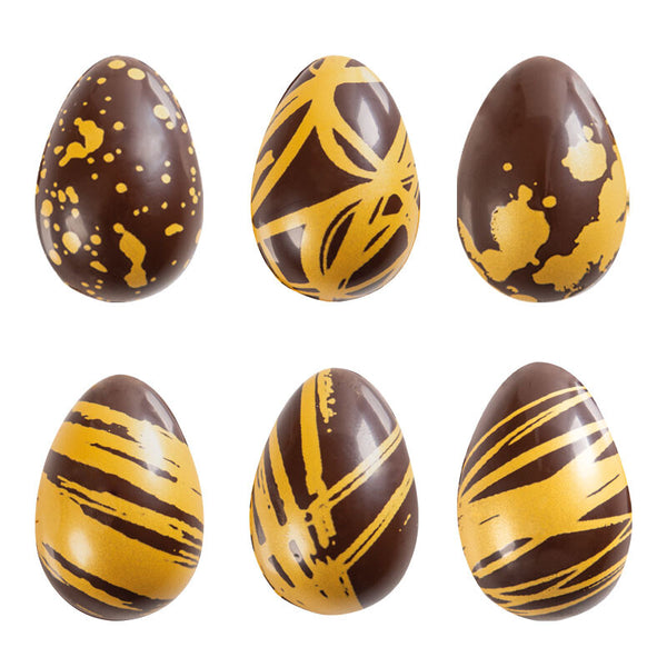 3D Gold Chocolate Eggs Bx 64