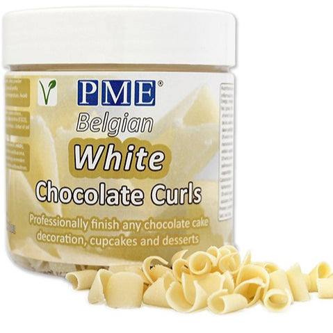 White Chocolate Curls 3oz (85g)