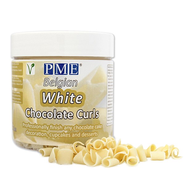 White Chocolate Curls 3oz (85g)