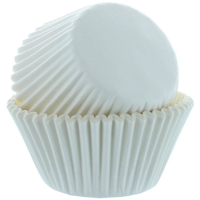 Cupcake Cases White Pk 50
