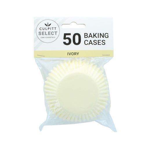 Cupcake Cases Ivory Pk 50