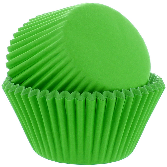 Cupcake Cases Green Pk 50