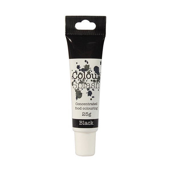 Black Colour Splash Gel Paste 25g
