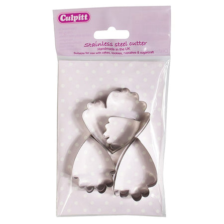 Cake Star Plunger Cutter Curved Leaf Set 3