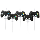 Gaming Party Pick Candles Pk 5
