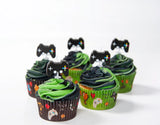 Gaming Party Pick Candles Pk 5