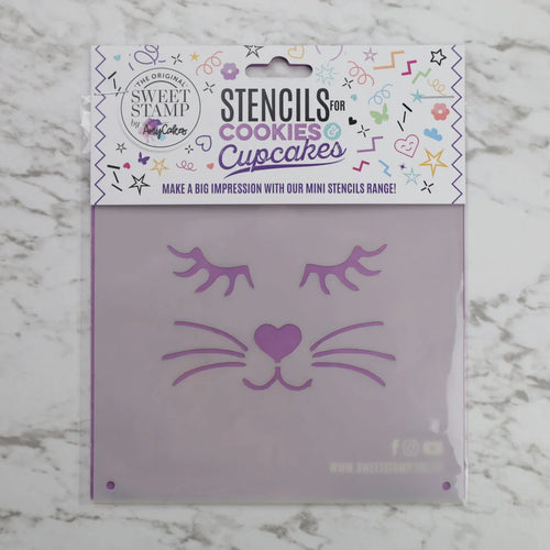 Bunny Face Cookie & Cupcake Stencil  - SWEET STAMP