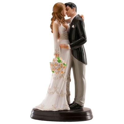 Bride And Groom With Forever Sign 16cm