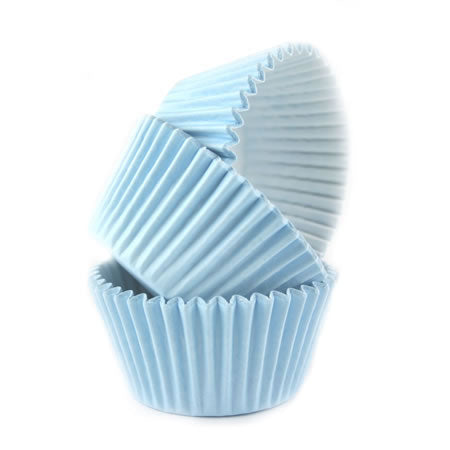 Cupcake Cases Pale Blue Pk 250