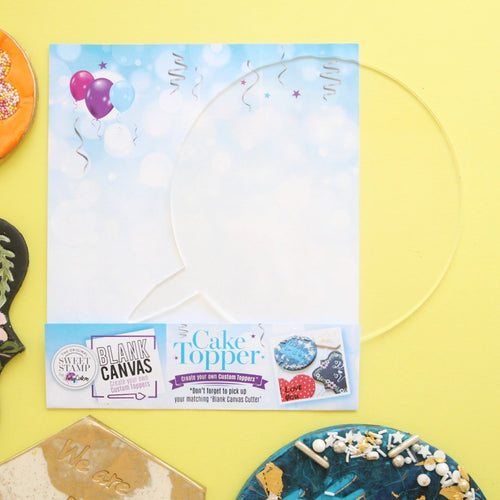 Blank Canvas Topper Circle