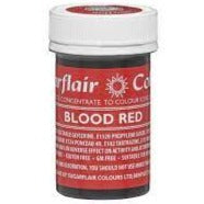 Blood Red  SugarFlair  Gel Paste 25g