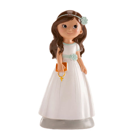 Communion Girl with Tiered Skirt 13cm