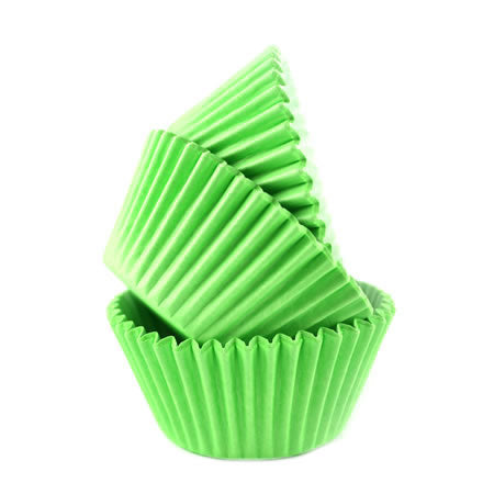 Cupcake Cases Sleeve 180 Bright Green