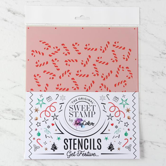 Candy Cane Stencil