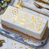 Christmas Decorations Stencil 10 x 28cm