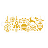 Christmas Decorations Stencil 10 x 28cm