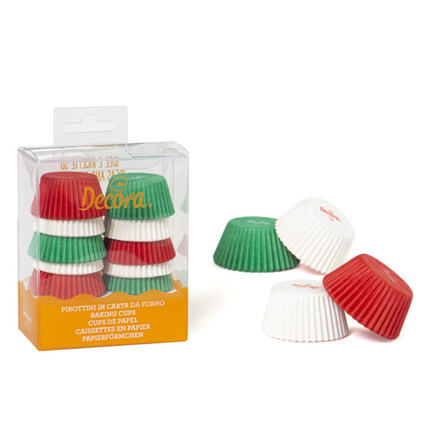 Christmas  Mix Mini Cupcake  Cases pk 200