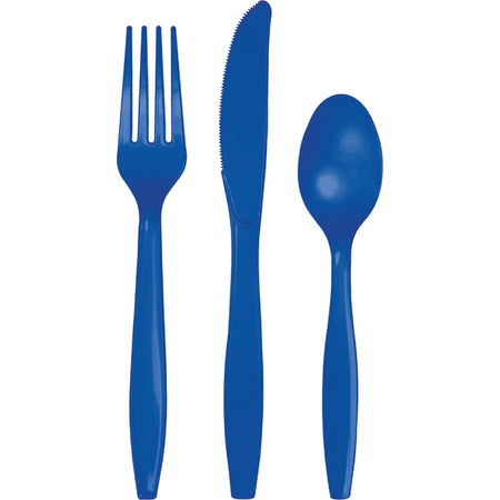 Plastic Premium Cutlery Gold pk 24