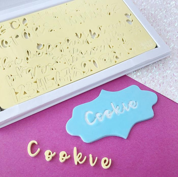 Cookie SWEET STAMP Upper,Lower Case and Symbols