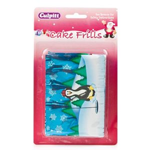 Cute Penguins Frill 1yrd