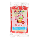 Fire Red  Sugar Paste 250g Funcakes