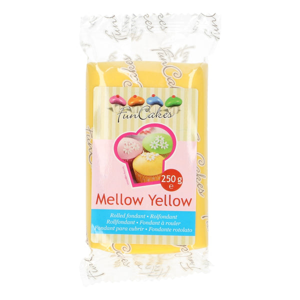 FunCakes Sugar Paste Mellow Yellow 250g