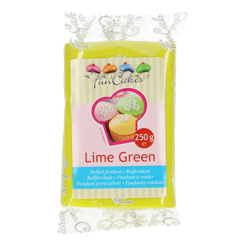 FunCakes Sugar Paste Lime Green 250g