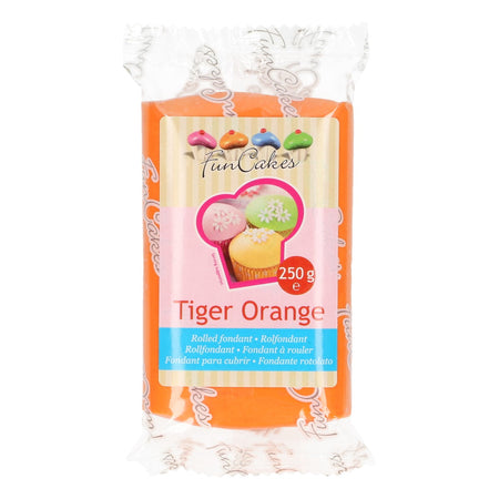 FunCakes Sugar Paste Tropical Orange 250g