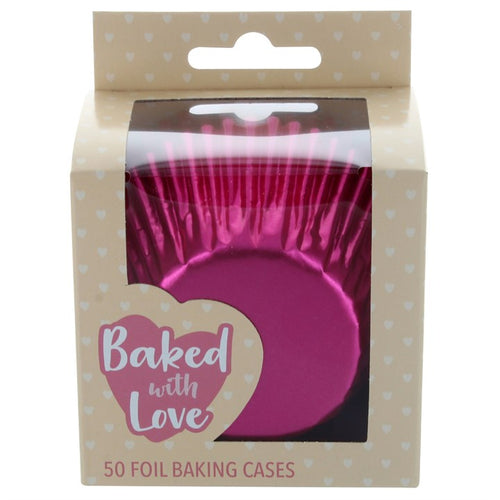 Culpitt Cupcake Cases Foil Pink Pk 50