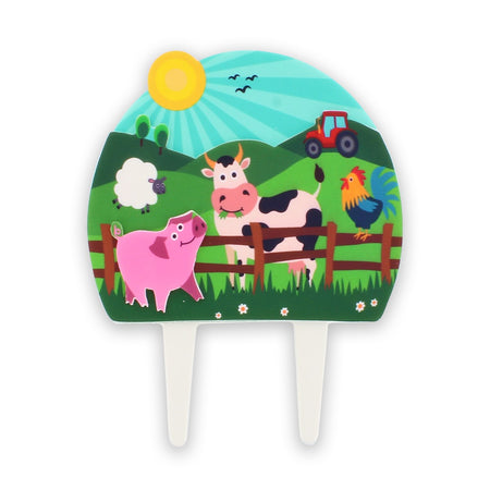 Farm Animals  Edible Toppers - (20 Toppers)