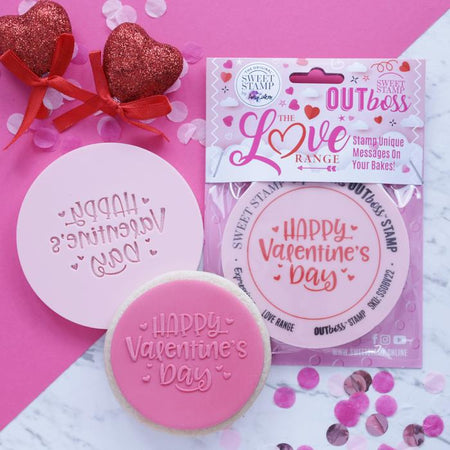 Happy Valentines Day  Embosser  SWEET STAMP