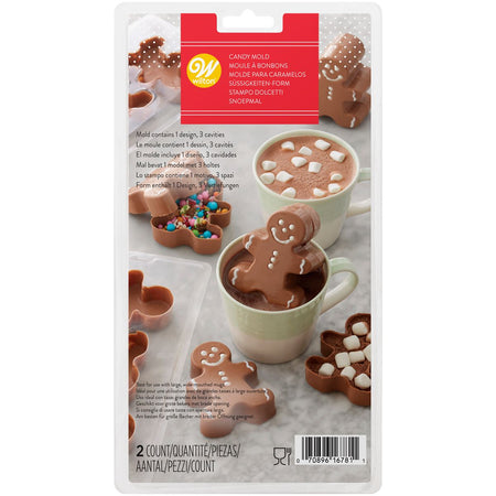 Reindeer and Snowman  Chocolate Mould 2-3/4