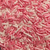 SUGAR SISTERS - Glimmer Strands  Pink/ White  80g