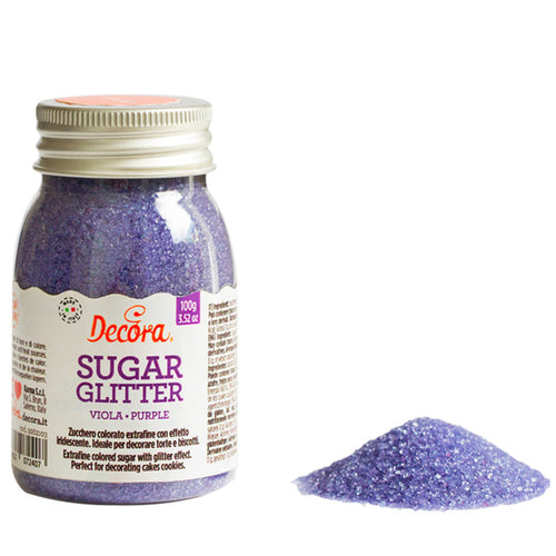 Glitter Sugar Purple 100g