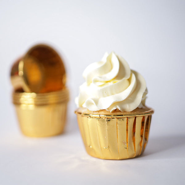 Gold  Foil Baking Cups SWEET STAMP