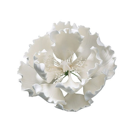 White Mini Blossoms Sugar Decs